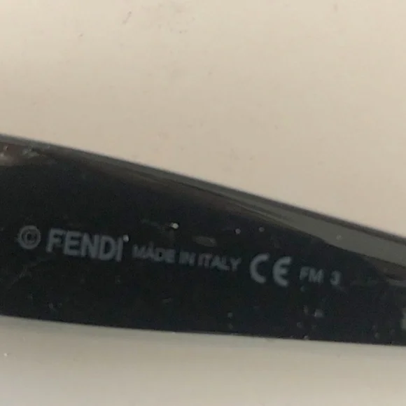 Fendi Women's Black Dark Grey Grad Sunglasses